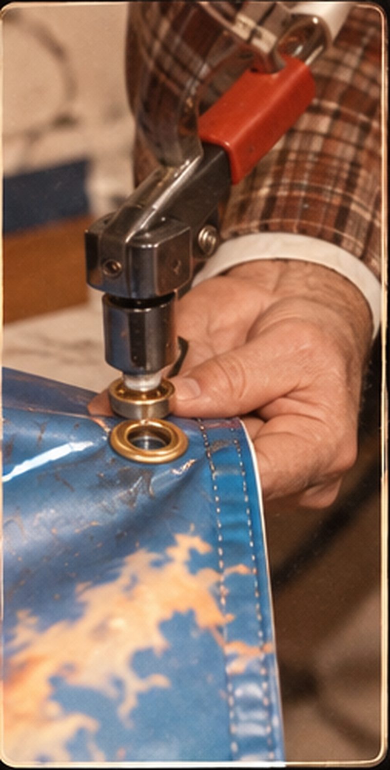 Setting grommets