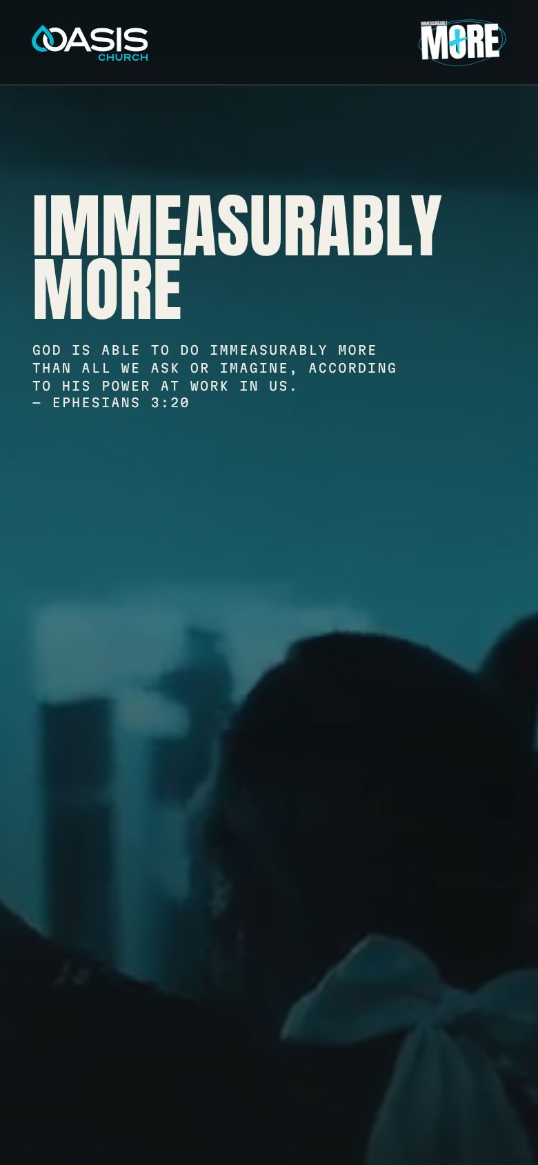 Campaign microsite on a phone