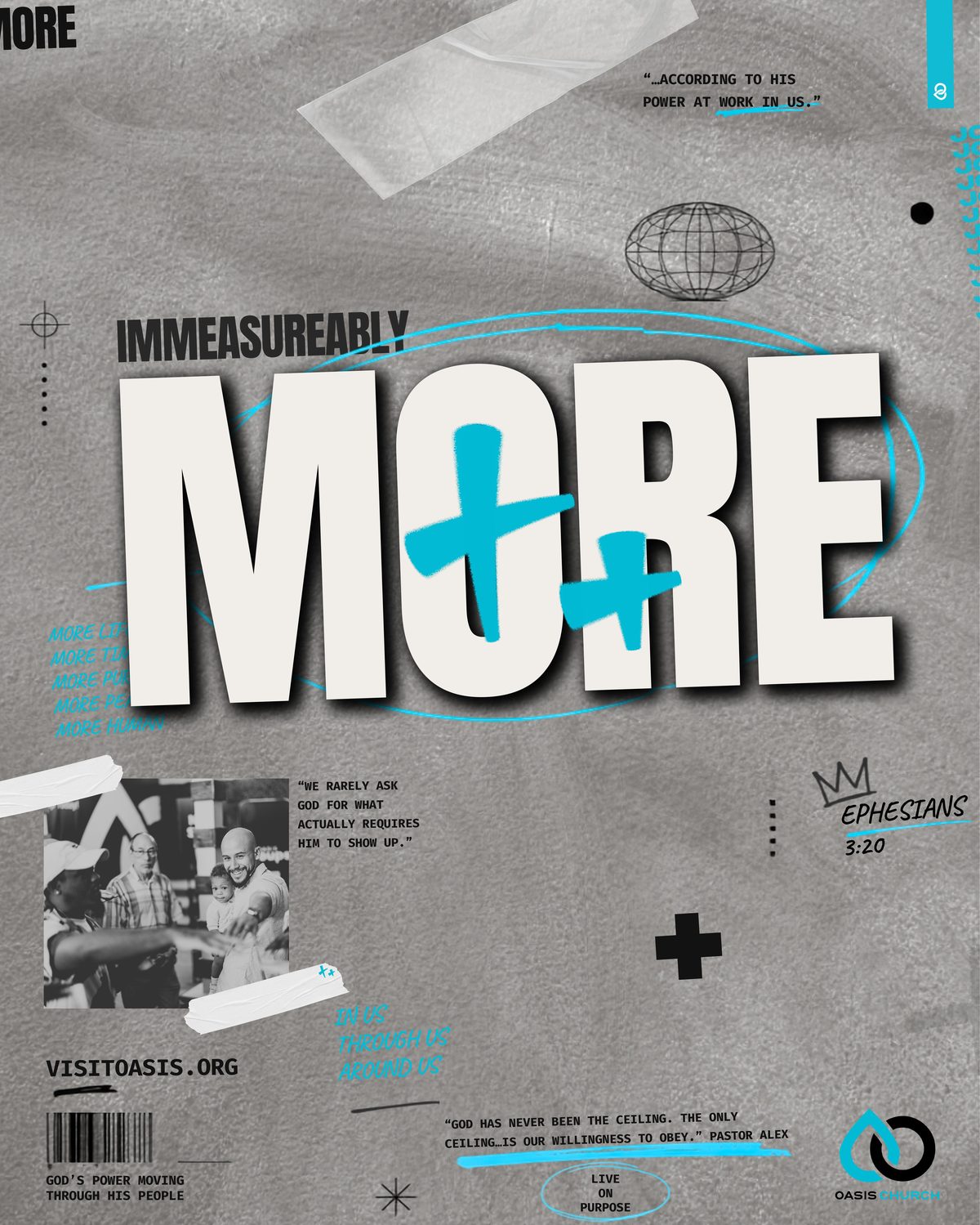 Immeasurably More campaign poster, reversed