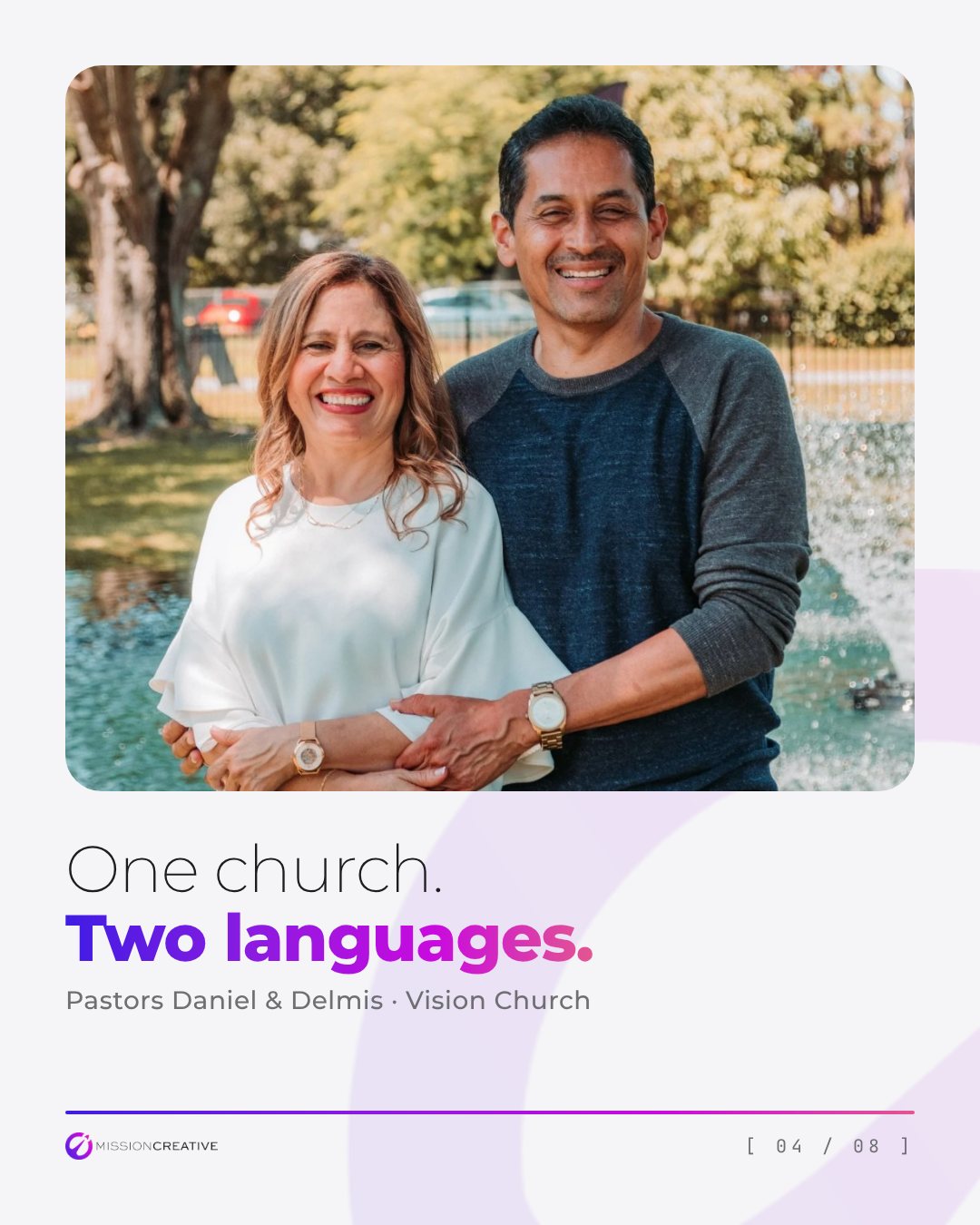 One church. Two languages.