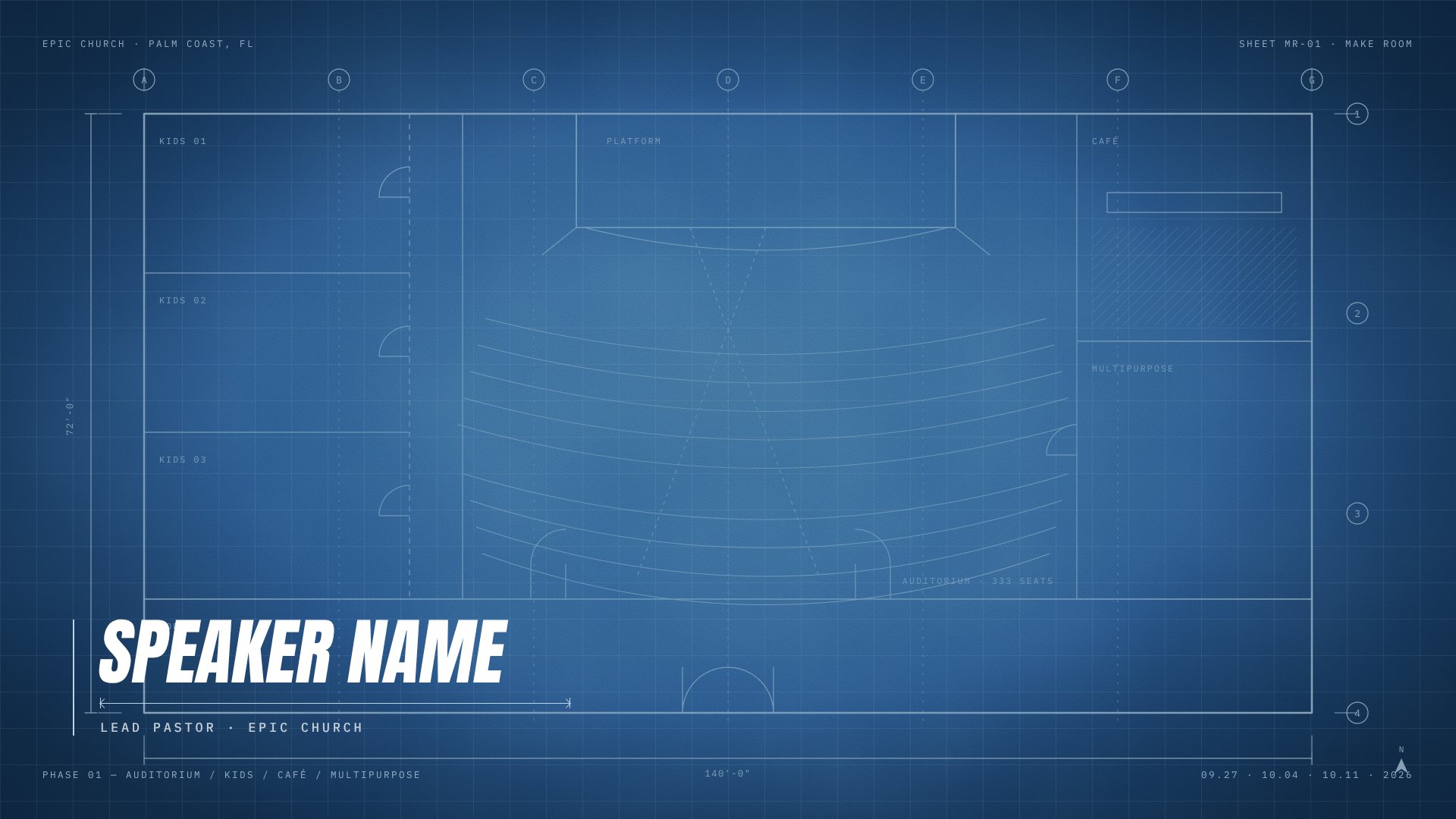 Lower third L08, open style, over the series background